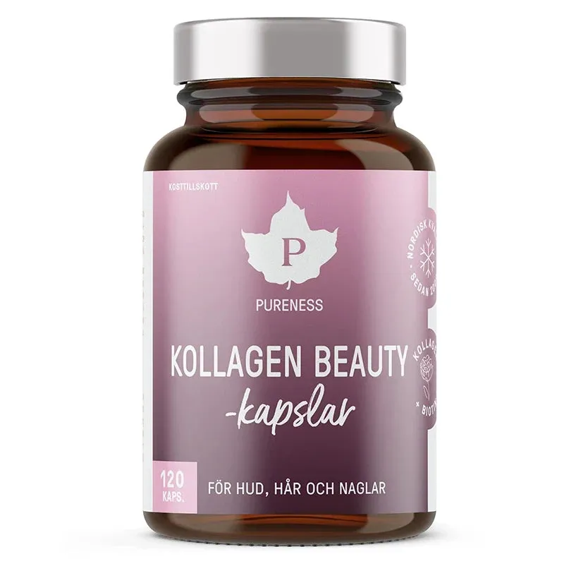 Pureness Kollagen Beauty, burk med 120 kapslar