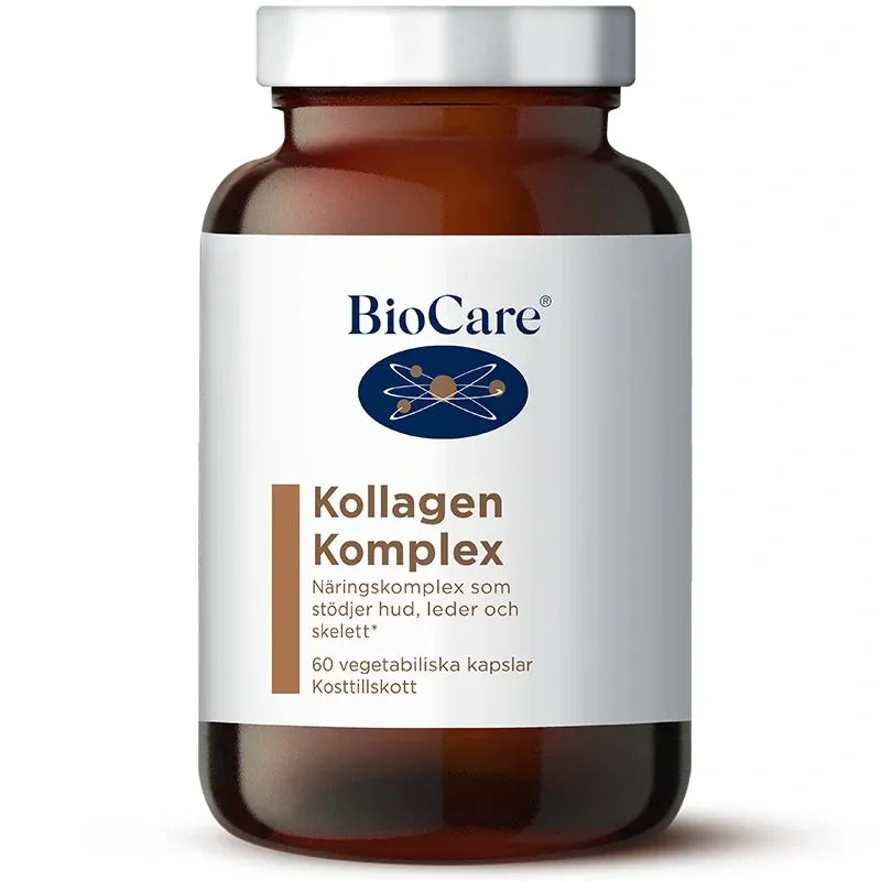 BioCare Kollagen Komplex, burk med 60 kapslar